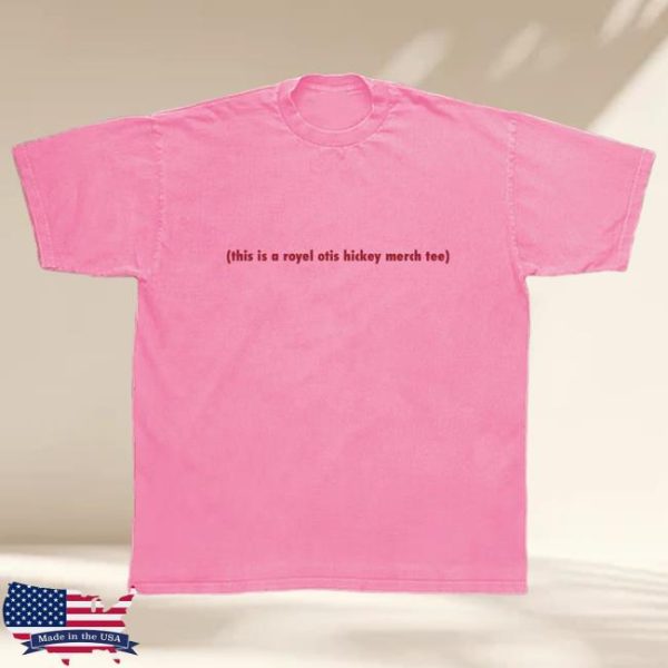Royel Otis Store Merch This Is A Royel Otis Hickey Merch Tee Pink T-Shirt