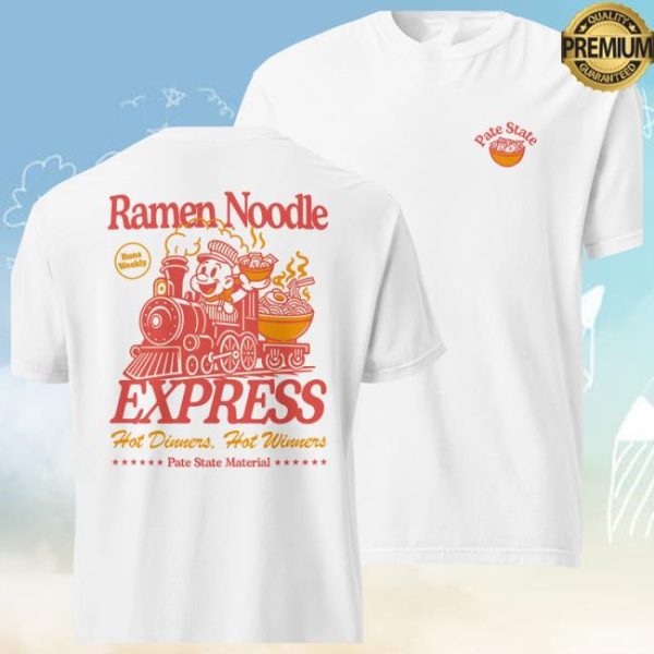 Patestatematerial Store Merch Ramen Noodle Express Tee