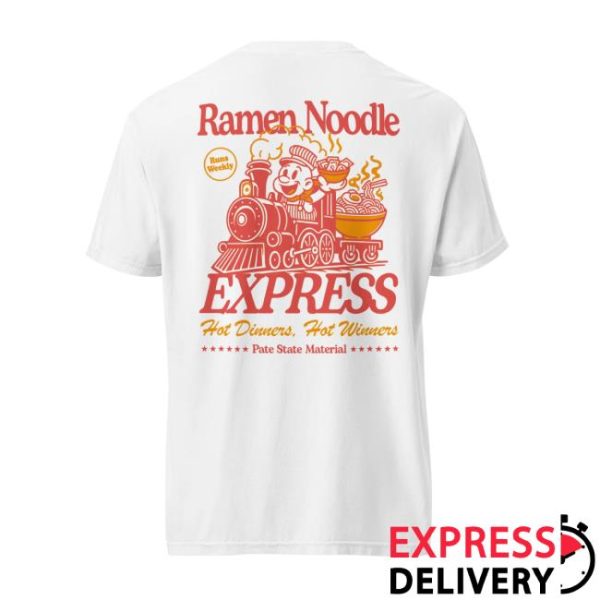 Patestatematerial Store Merch Ramen Noodle Express Tee