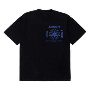 Earl Sweatshirt Merch Store Lll Flower Logo Black Tee