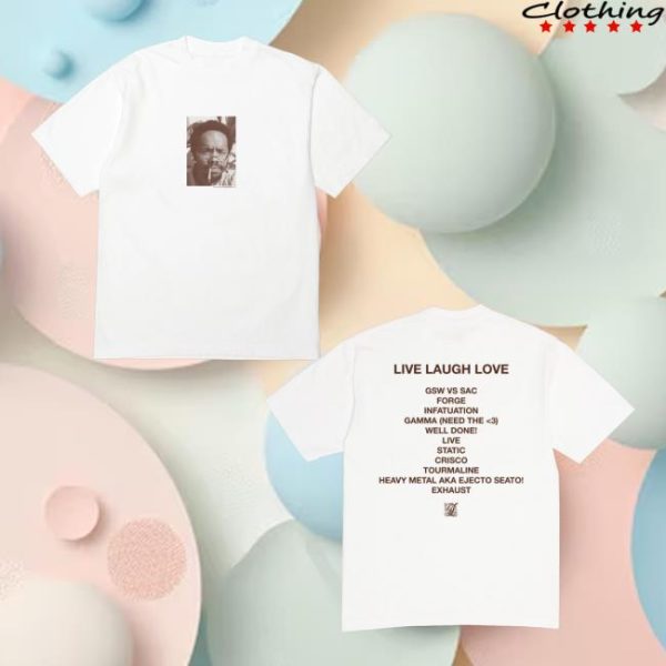 Earl Sweatshirt Merch Store Portrait Lll White Tee