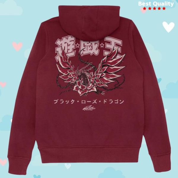 Shop Yugioh Store Merch Black Rose Dragon Hoodie