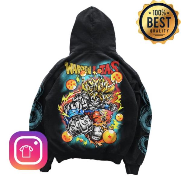 Warren Lotas Store Merch Super Guy Black Hoodie