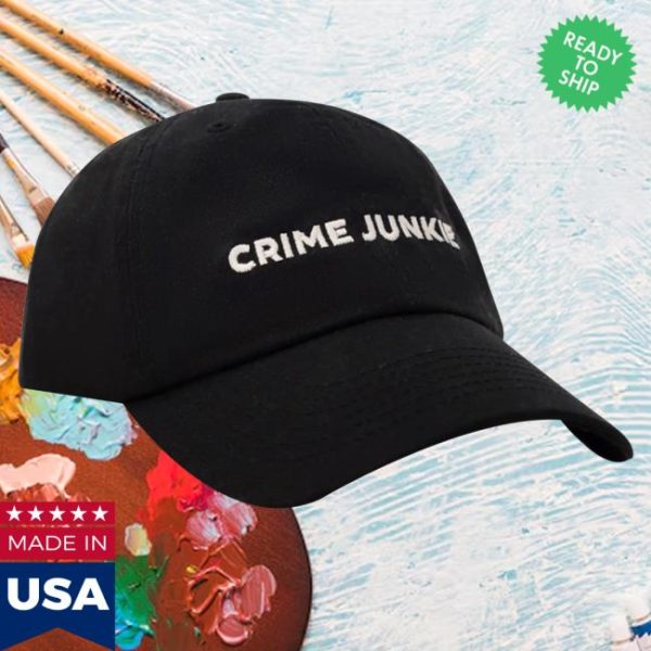 Audiochuck Store Merch Crime Junkie Baseball Hat