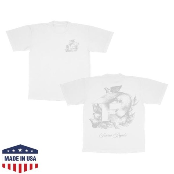 Fuerza Regida Merch Store Dove White Ss Tee