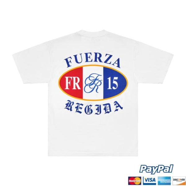Fuerza Regida Merch Store Paris White Ss Tee