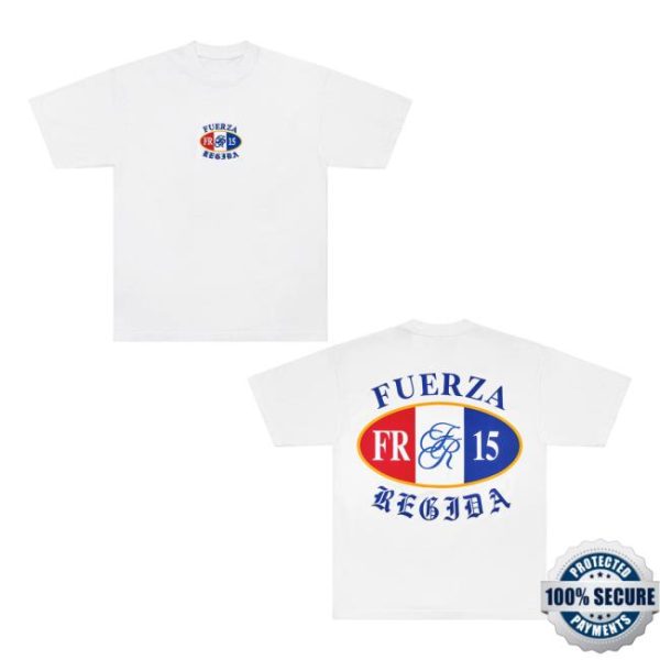 Fuerza Regida Merch Store Paris White Ss Tee