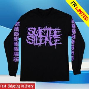 Suicide Silence Store Merch Suicide Silence Crow Longsleeve Shirt