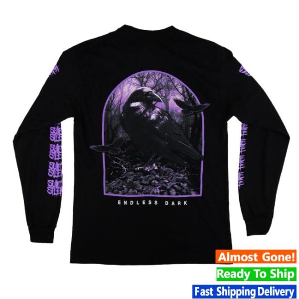 Suicide Silence Store Merch Suicide Silence Crow Longsleeve Shirt