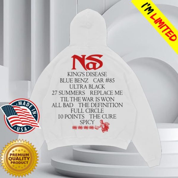 Nasir Jones Merch Store King’s Disease Anniversary Hoodie