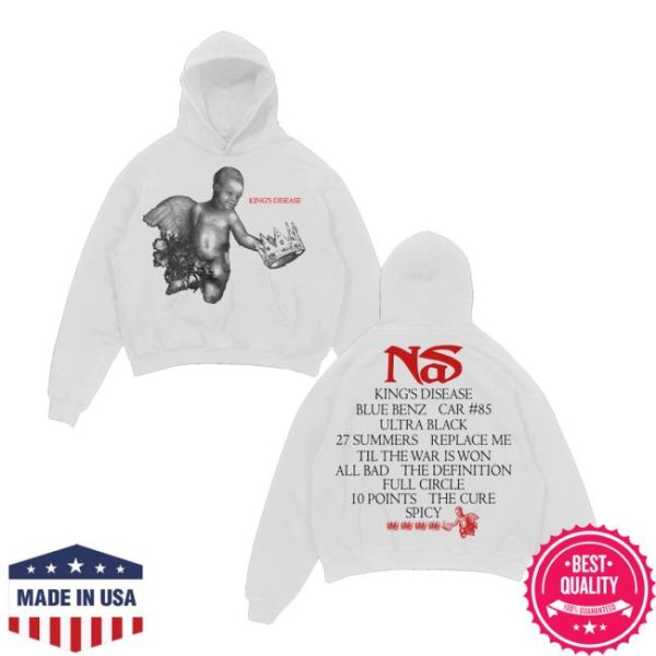 Nasir Jones Merch Store King’s Disease Anniversary Hoodie