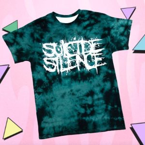 Suicide Silence Store Merch Suicide Silence Crystal Jade Logo Tie Dye Shirt