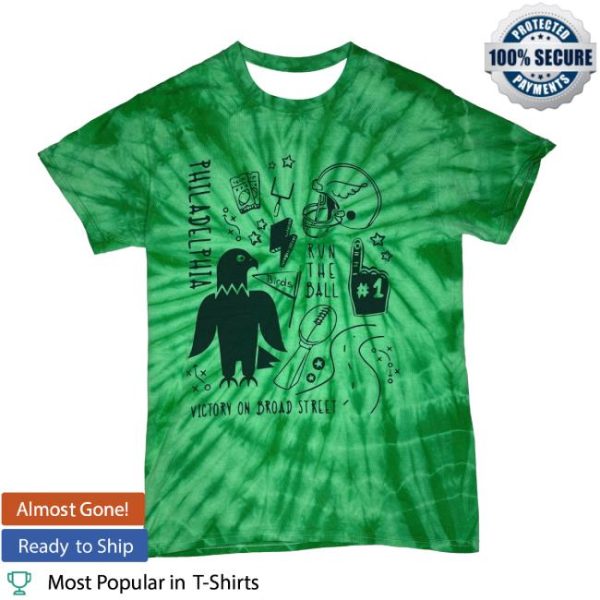 South Fellini Store Merch Victory On Broad Tie-Dye Tee