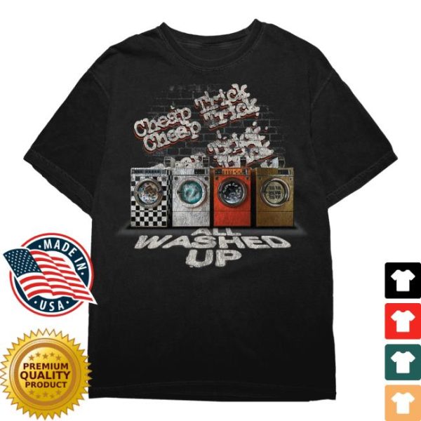 Cheap Trick Store Merch All Washed Up Album Cover Tee