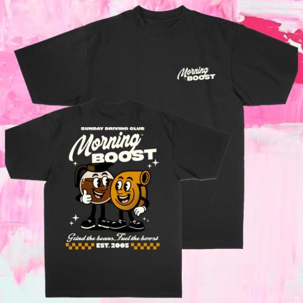 Tunercult Store Merch Morning Boost Limited Edition Oversized Box Tee
