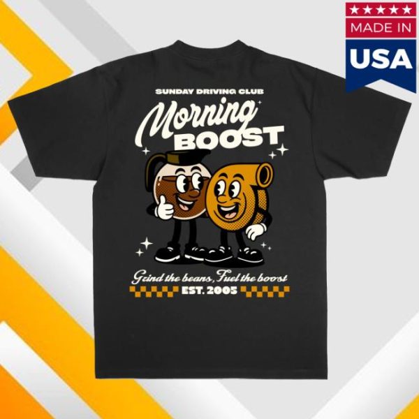 Tunercult Store Merch Morning Boost Limited Edition Oversized Box Tee