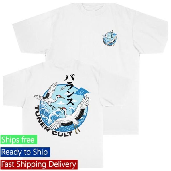 Tunercult Store Merch Japanese Swan Oversized Box Tee