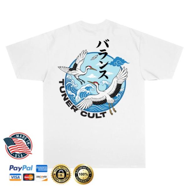Tunercult Store Merch Japanese Swan Oversized Box Tee