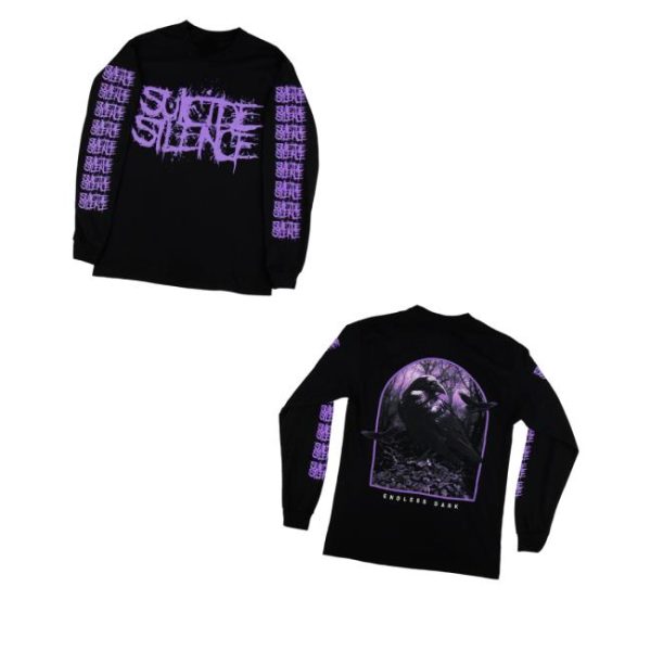 Suicide Silence Merch Store Suicide Silence Crow Longsleeve Shirt