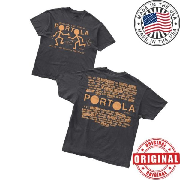 Portola Merch Store Party People Lineup Tee