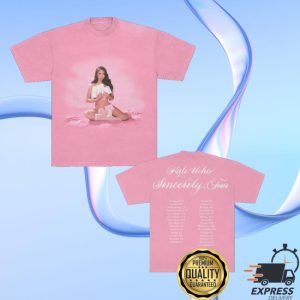 Kaliuchis Shop Merch Store Sincerely Tour Pink Date Back Tee