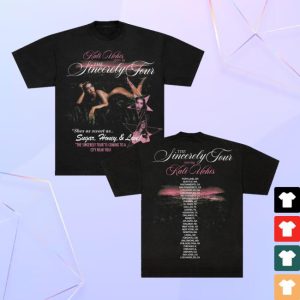 Kaliuchis Shop Merch Shop Sincerely Tour Black Poster Tee