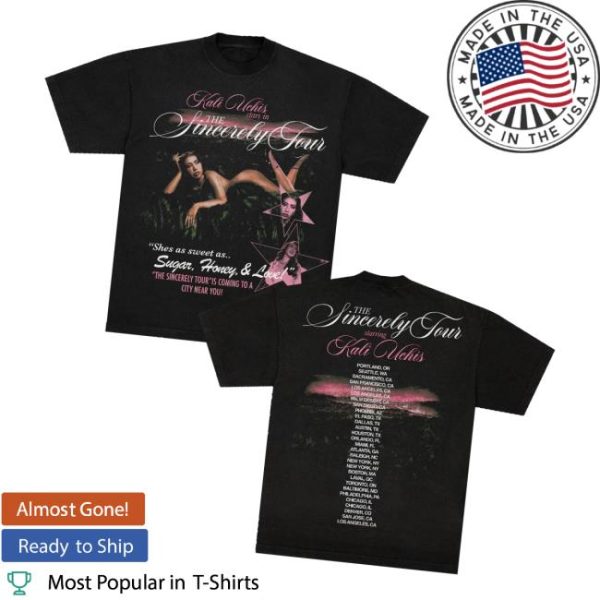 Kaliuchis Shop Merch Shop Sincerely Tour Black Poster Tee