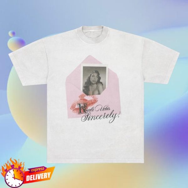Kali Uchis Store Merch Shop Sincerely Tour Envelope Tee White