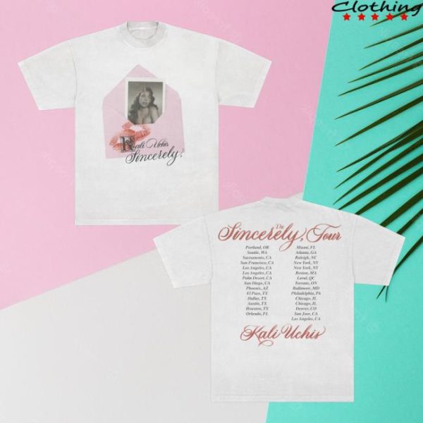 Kali Uchis Store Merch Shop Sincerely Tour Envelope Tee White