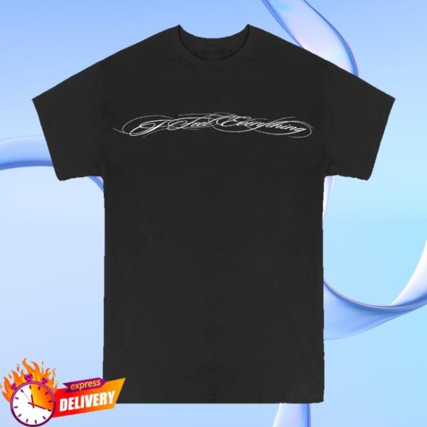 Maggie Lindemann Merch Store I Feel Everything Logo T-Shirt