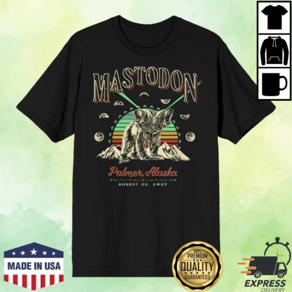 Mastodon Store Merch Shop Alaska Bear T-Shirt