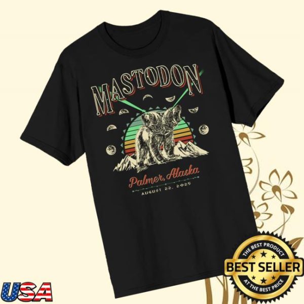 Mastodon Store Merch Shop Alaska Bear T-Shirt