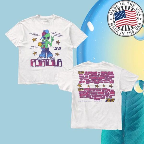 Portola Merch Store Intergalactic Visitor Lineup Tee