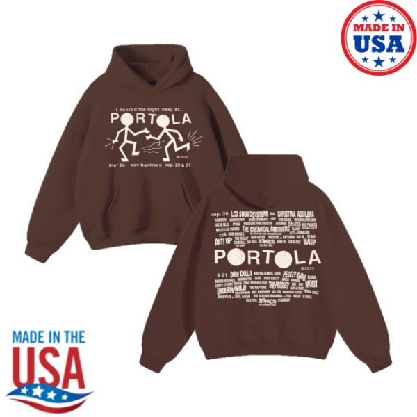 Portola Merch Store Party People Lineup Hoodie