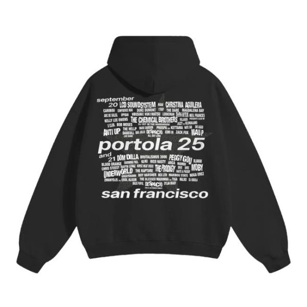 Portola Merch Store Portola Star Lineup Hoodie