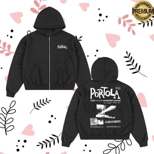 Portola Merch Store Waterfront Zip Hoodie