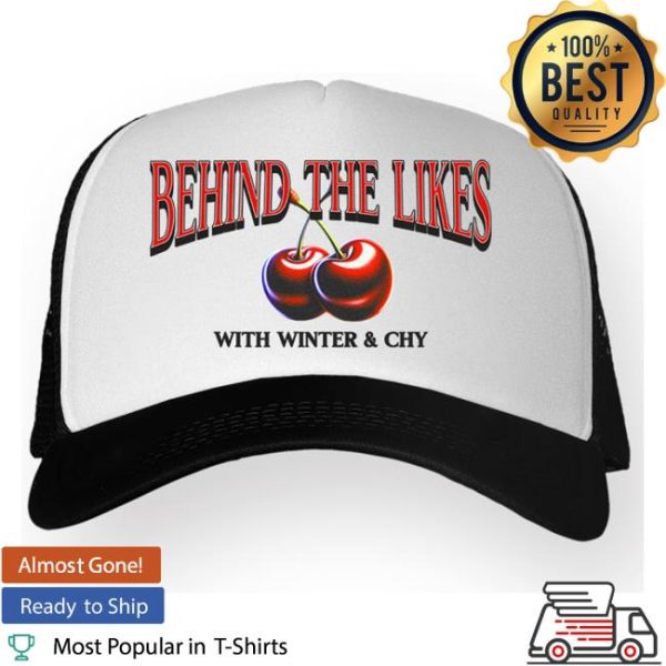 Behind The Likes Podcast Store Merch Btl Cherry Tour Trucker Hat
