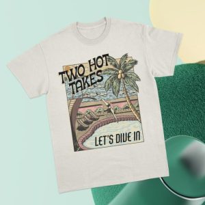 Twohottakes Store Merch Let’s Dive In Bone T-Shirt