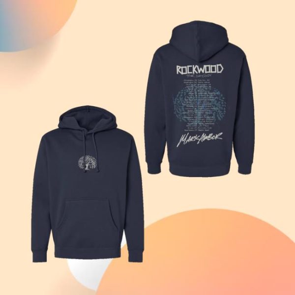 Mark Ambor Merch Tree Navy Pull Over Hoodie