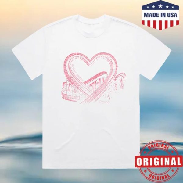 Perrie Official Store Merch Rollercoaster Love White T-Shirt