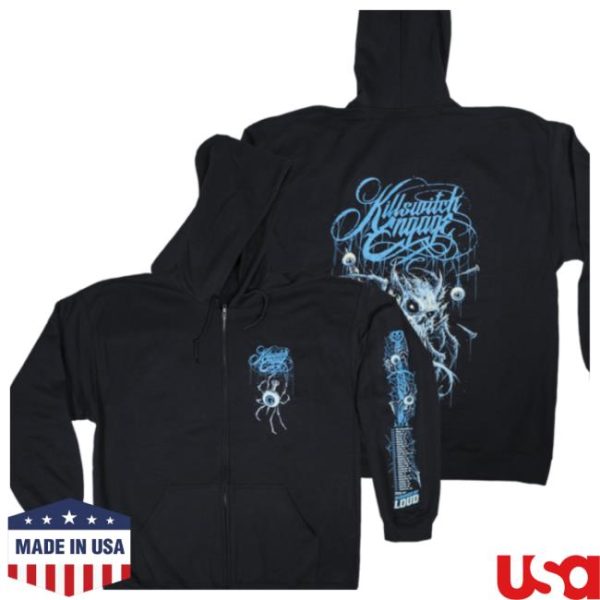 Killswitch Engage Store Merch Summer Of Loud 2025 Zip-Up Hoodie