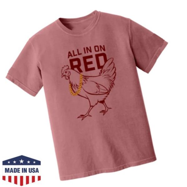 Vegas Matt Store Merch Limited Edition All In On Red T-Shirt