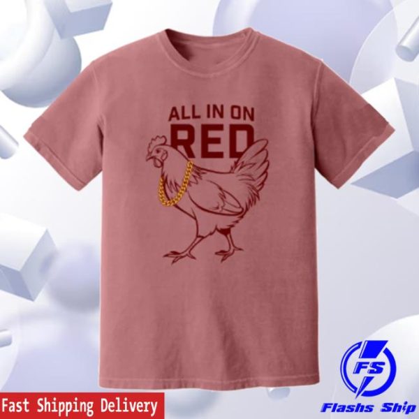 Vegas Matt Store Merch Limited Edition All In On Red T-Shirt