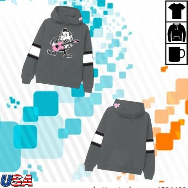 Machine Gun Kelly Merch Store Smgk X Cleveland Browns Grey Hoodie