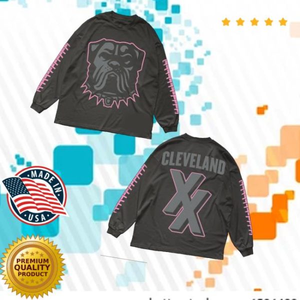 Machine Gun Kelly Merch Merch Mgk X Cleveland Browns Long Sleeve Tee