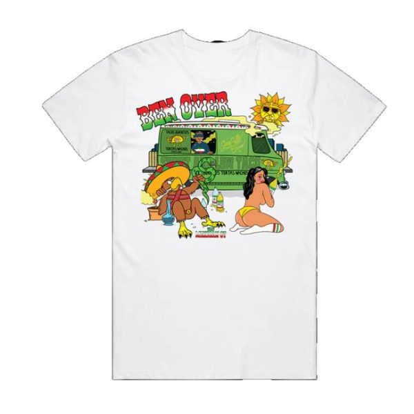 Thatmexicanot Merch Store Ben Over White T-Shirt