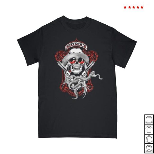 Kid Rock Store Merch Rebel Outlaw Tour Tee