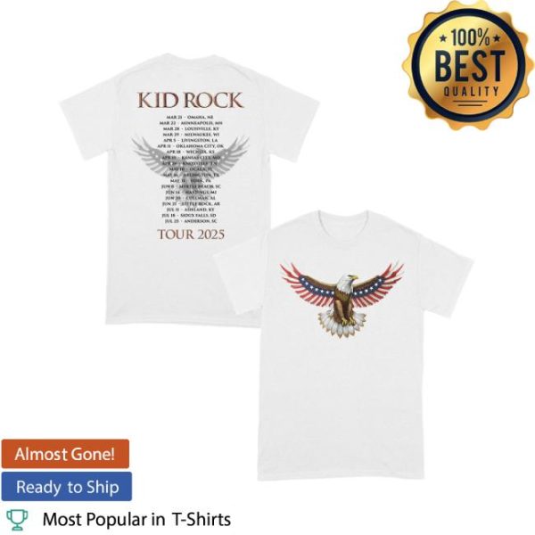 Kid Rock Store Merch Eagle Drop Tour Tee