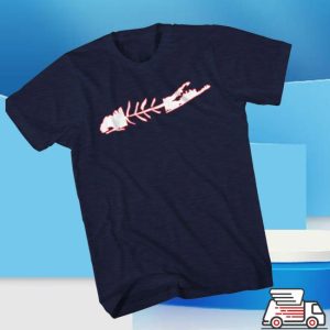 Carleton Clothing Store Merch Carleton 2Cp Li Fish Navy With Red And White shirt