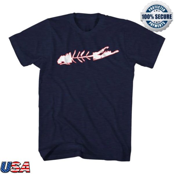 Carleton Clothing Store Merch Carleton 2Cp Li Fish Navy With Red And White shirt